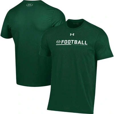 Under Armour Green Colorado State Rams 2022 Sideline Football Performance Cotton T-shirt