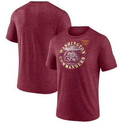 Fanatics Branded Heathered Cardinal Arizona Cardinals Sporting Chance T-shirt In Burgundy