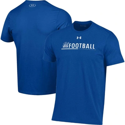 Under Armour Royal Hampton Pirates 2022 Sideline Football Performance Cotton T-shirt