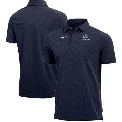 Nike Heathered Navy Penn State Nittany Lions Coach Performance Polo
