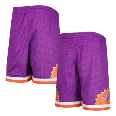 Mitchell & Ness Kids' Youth Boys  Purple Phoenix Suns 1999-00 Hardwood Classics Swingman Shorts