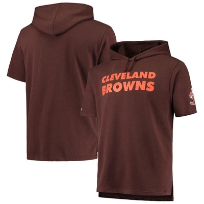Mitchell & Ness Men's  Brown Cleveland Browns Game Day Hoodie T-shirt