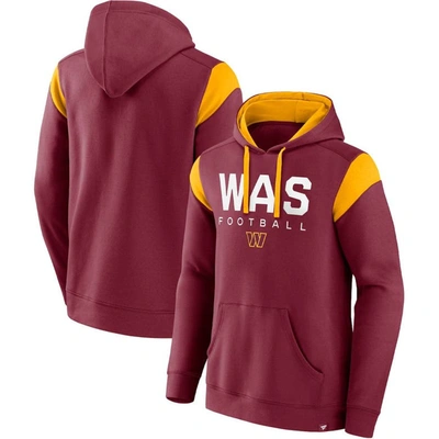 Fanatics Branded Burgundy Washington Commanders Call The Shot Pullover Hoodie