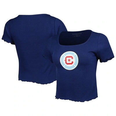 Boxercraft Navy Chicago Fire Baby Rib T-shirt