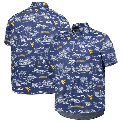 Reyn Spooner Navy West Virginia Mountaineers Classic Button-down Shirt