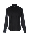 Manuel Ritz Solid Color Shirt In Black