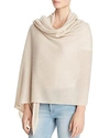 C By Bloomingdale's Cashmere Travel Wrap - 100% Exclusive In Light Oatmeal