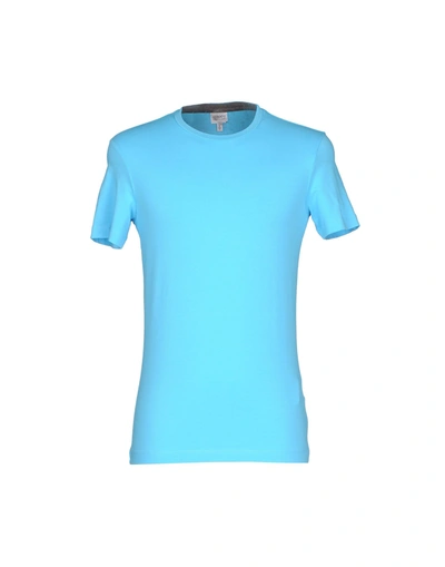 Armani Collezioni T-shirts In Turquoise