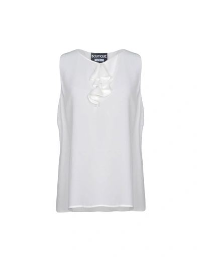 Boutique Moschino Tops In Ivory