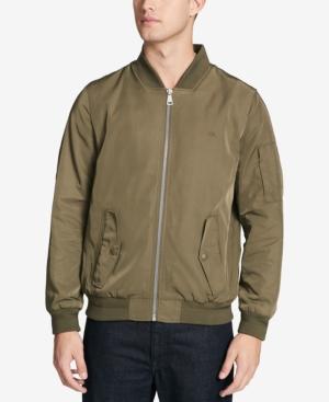 calvin klein men's flight bomber jacket