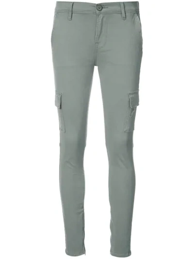 Frame Service Cargo Skinny Jeans In Green