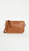 Madewell The Simple Crossbody Bag In English Saddle