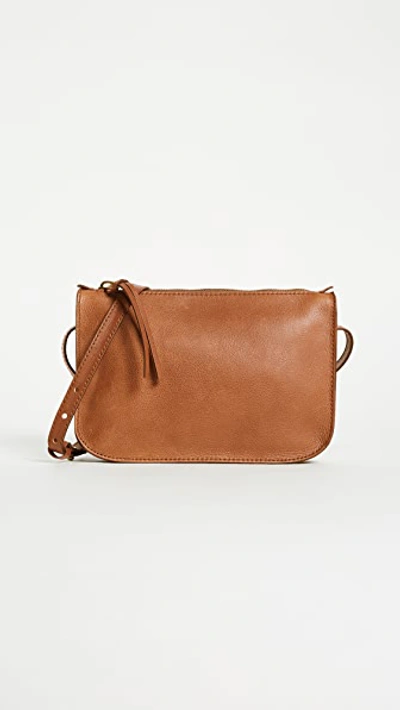 Madewell The Simple Crossbody Bag In English Saddle