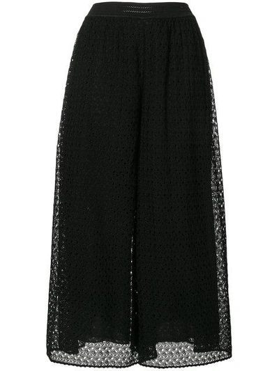 Missoni Lace Culottes In Black