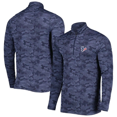 Antigua Navy Houston Texans Brigade Quarter-zip Sweatshirt