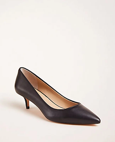 Ann Taylor Reese Patent Leather Pumps In Black