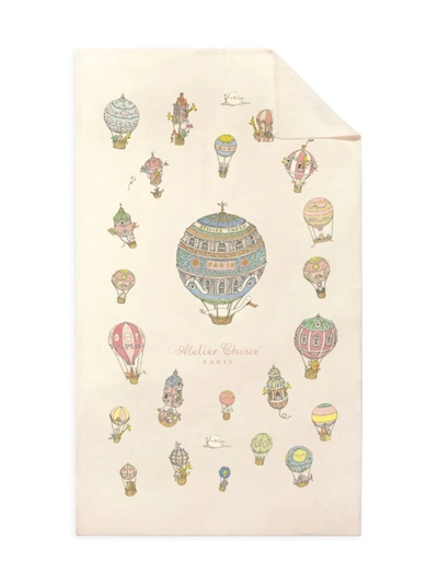 Atelier Choux Baby's Hot Air Balloons Cashmere Blanket