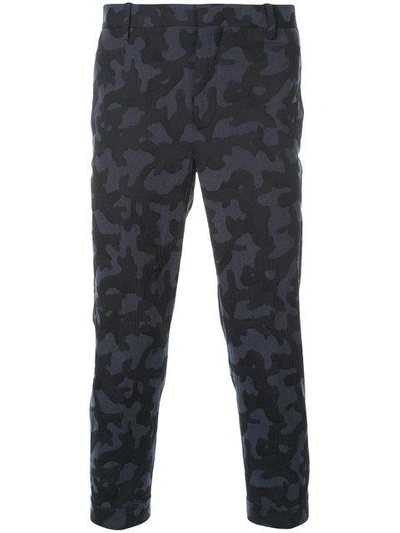 Neil Barrett Camouflage Cropped Trousers