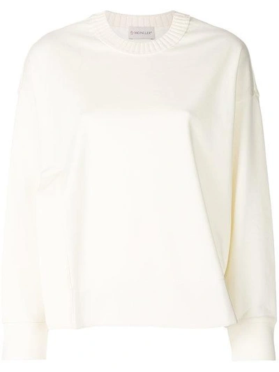 Moncler Classic Jumper In White