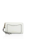 Marc Jacobs Recruit Leather Wallet In Dove