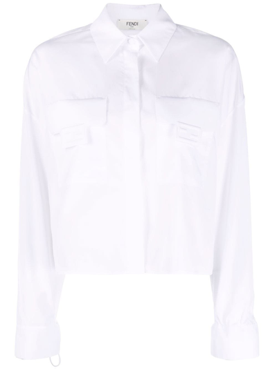 Fendi Shirt In White