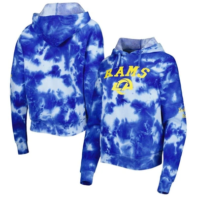 New Era Royal Los Angeles Rams Cloud Dye Fleece Pullover Hoodie