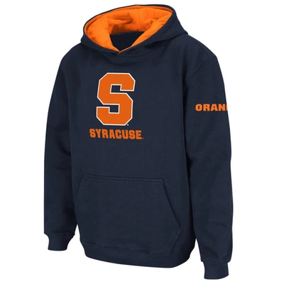 Stadium Athletic Kids' Youth  Navy Syracuse Orange Big Logo Pullover Hoodie