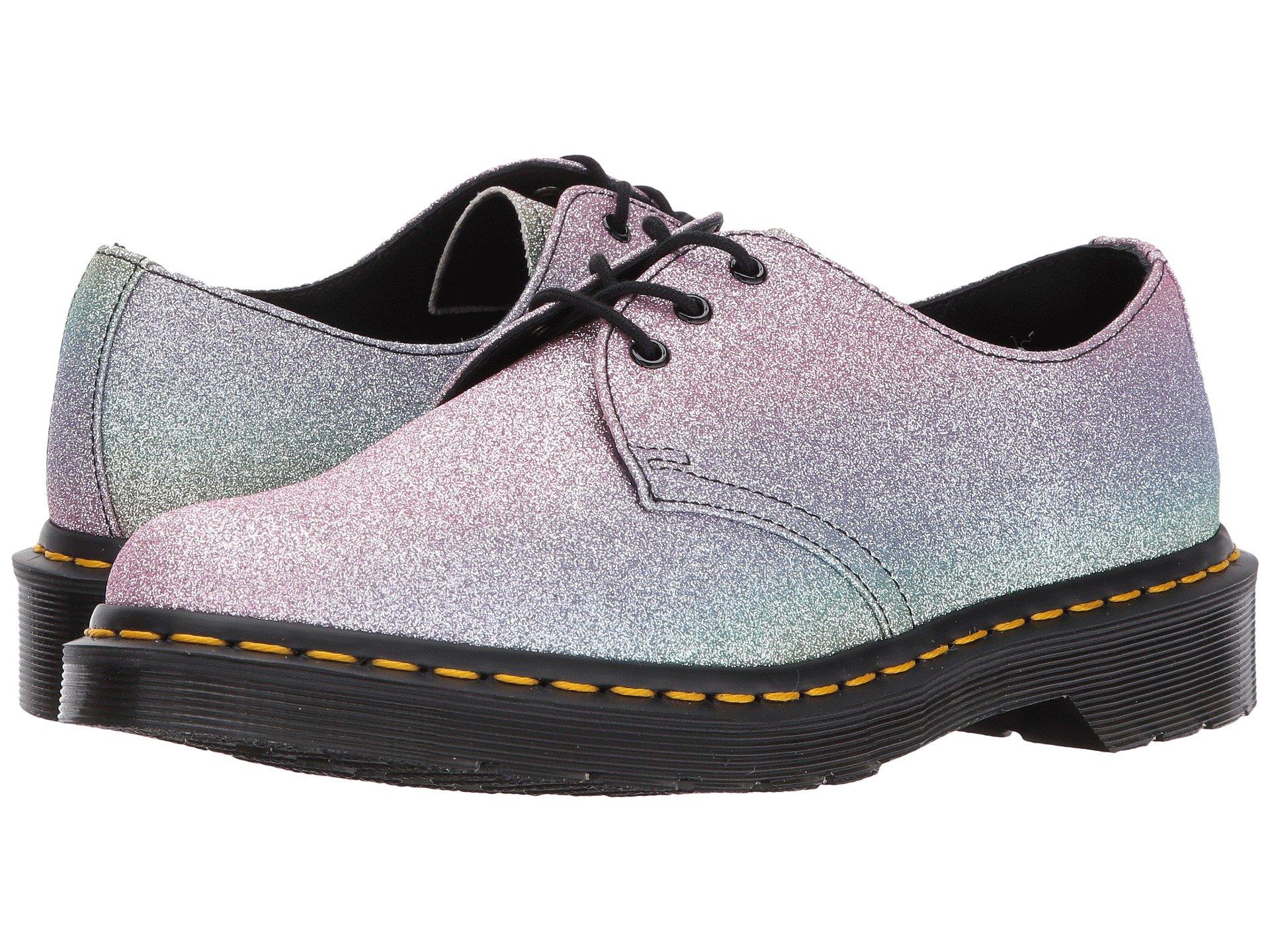 glitter rainbow dr martens