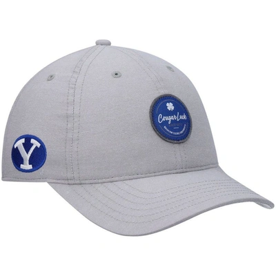 Black Clover Grey Byu Cougars Oxford Circle Adjustable Hat