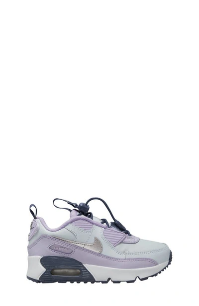 Nike Kids' Air Max 90 Toggle Sneaker In Grey