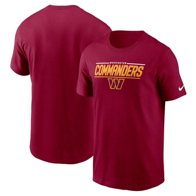 Nike Burgundy Washington Commanders Muscle T-shirt