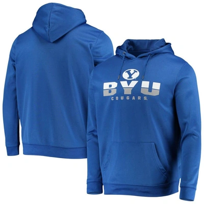 Colosseum Royal Byu Cougars Lantern Pullover Hoodie