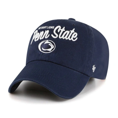 47 ' Navy Penn State Nittany Lions Phoebe Clean Up Adjustable Hat