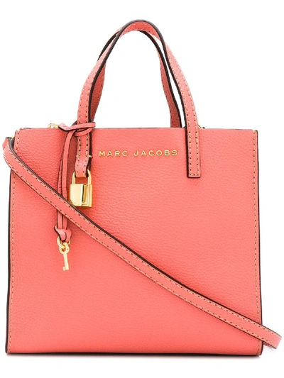 Marc Jacobs Mini Grind Tote Bag In Rosso