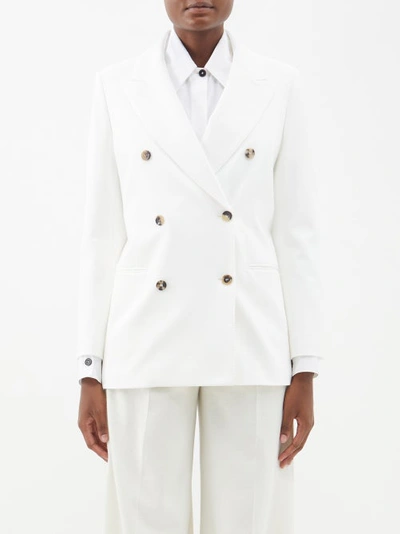Max Mara Callas Jacket In White