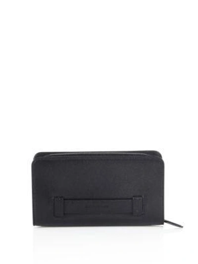 Ermenegildo Zegna Zip-around Leather Wallet In Black