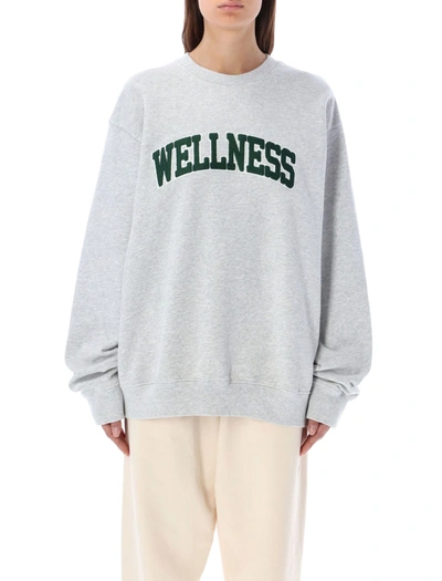 Sporty &amp; Rich Wellness Boucle Sweatshirt In Heather Gray