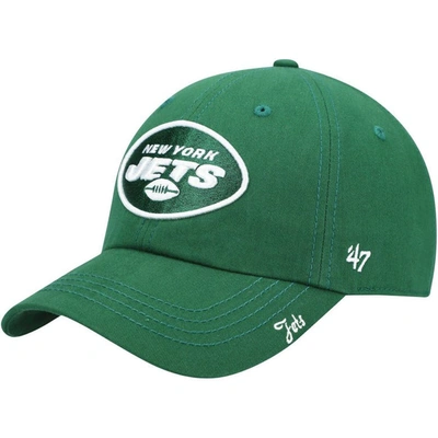 47 Brand '47 Green New York Jets Miata Clean Up Primary Adjustable Hat