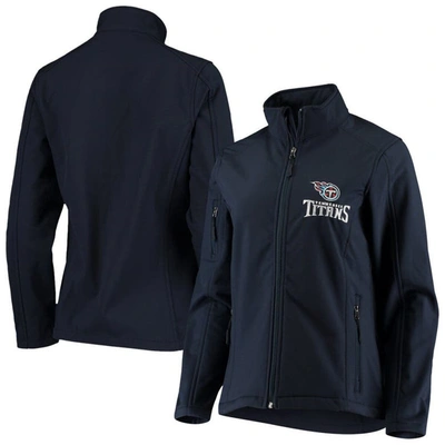 Dunbrooke Navy Tennessee Titans Full-zip Sonoma Softshell Jacket