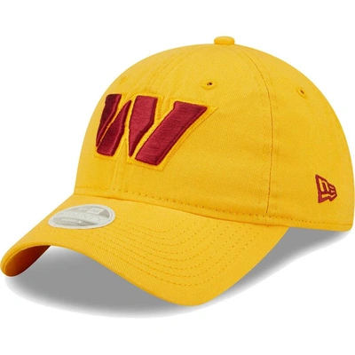 New Era Gold Washington Commanders Core Classic 2.0 9twenty Adjustable Hat