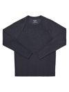 Rhone Reign Long Sleeve Tee In Black Heather