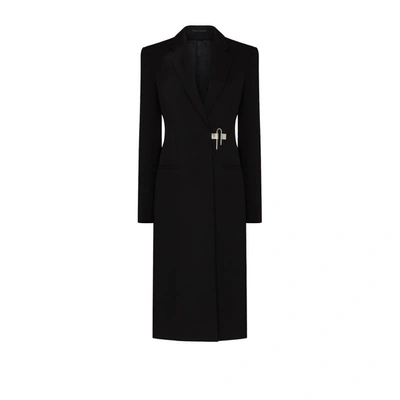 Givenchy (vip) Black Padlock Cutout Coat
