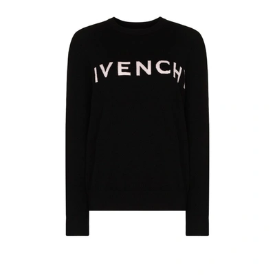 Givenchy (vip) Black Cashmere Logo Sweater