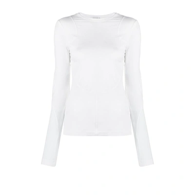 Givenchy (vip) White Cut-out Long Sleeve T-shirt