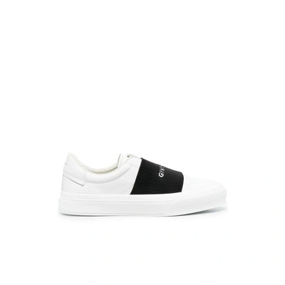 Givenchy (vip) White City Sport Logo Leather Sneakers