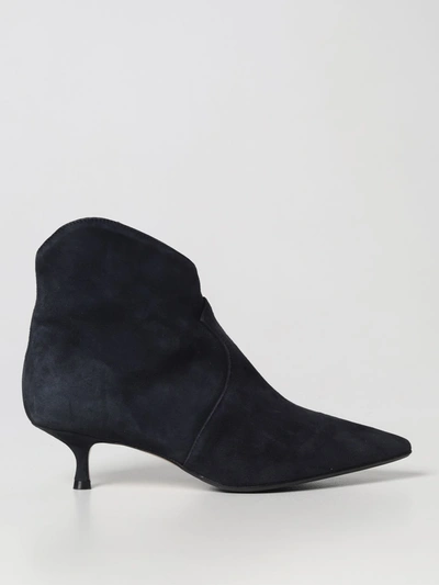 Anna F. Heeled Booties  Woman Color Navy