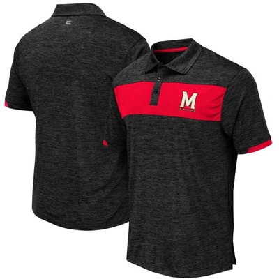 Colosseum Black Maryland Terrapins Nelson Polo