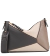 Loewe Mini Puzzle Calfskin Leather Crossbody Bag - Brown In Dark Taupe