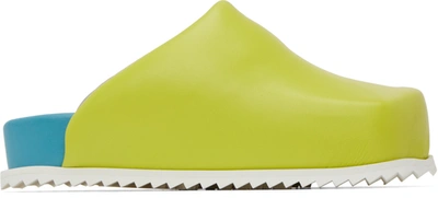 Marshall Columbia Ssense Exclusive Green Yume Yume Edition Truck Slides In Lime