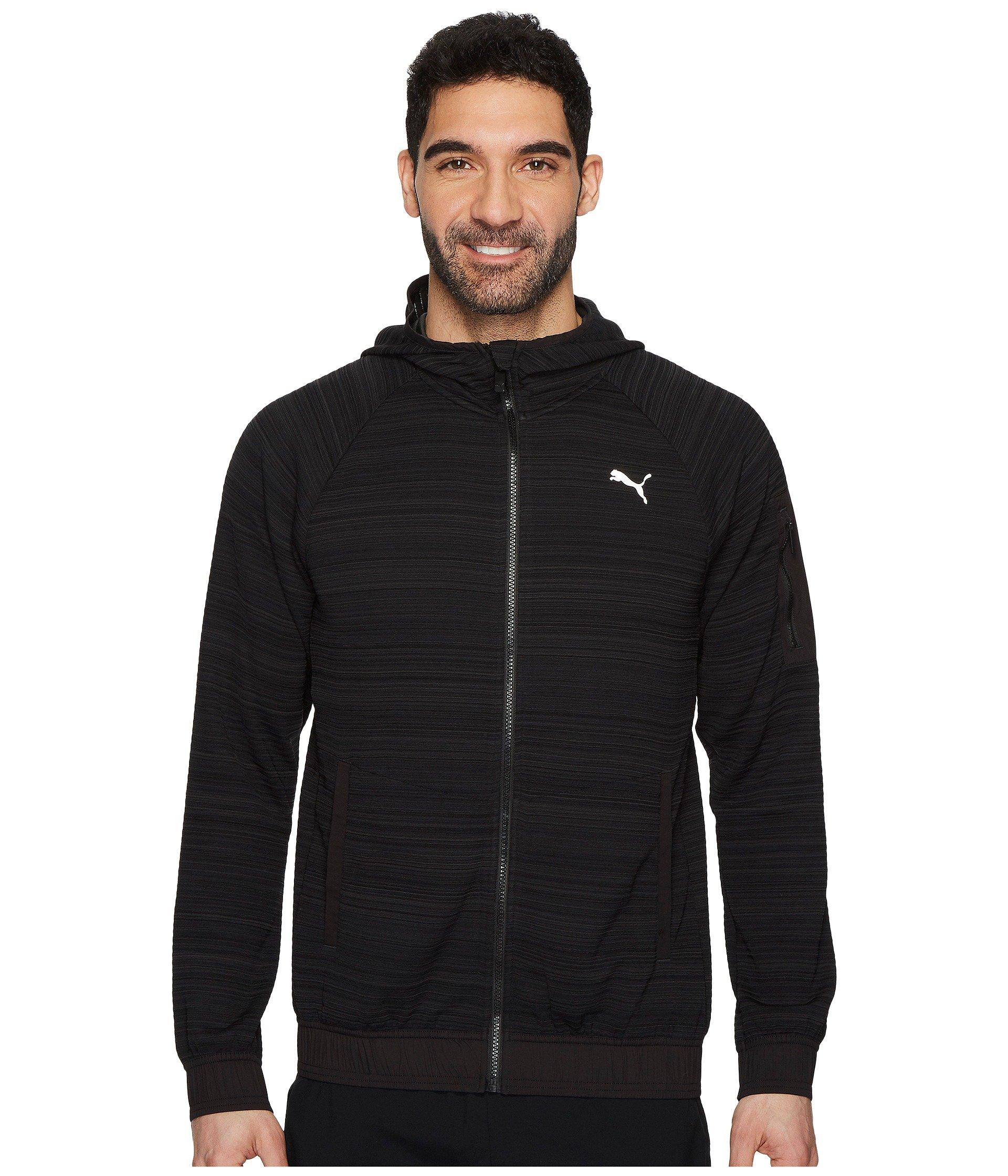 all black puma hoodie